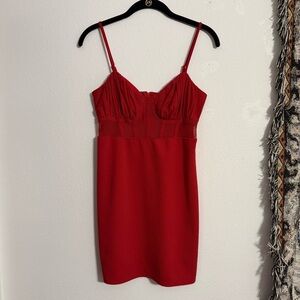 Crystal Doll Women’s Red Mini Dress Size Md